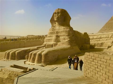 スフィンクスの足元エリア
